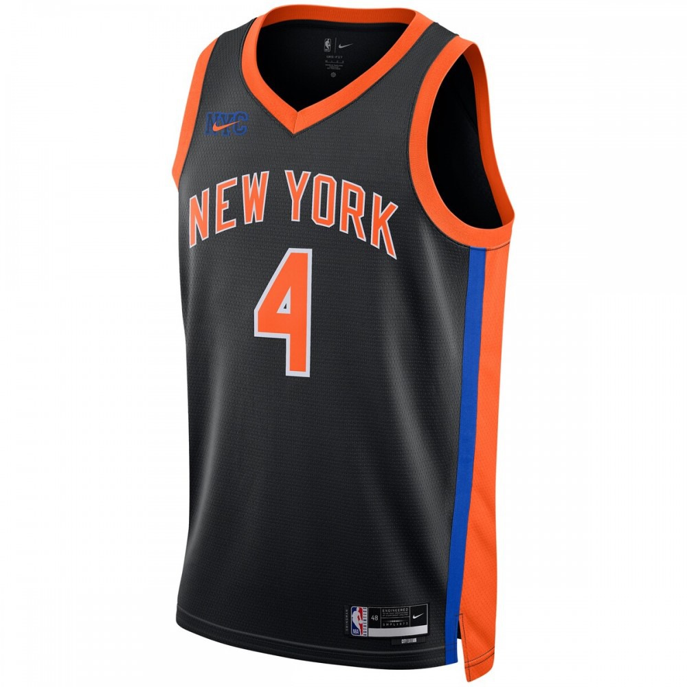 Derrick Rose New York Knicks Unisex 2022/23 Swingman Jersey - City Edition - Black-Pro Kit Vault | Brand New 26/27 Sports Jerseys